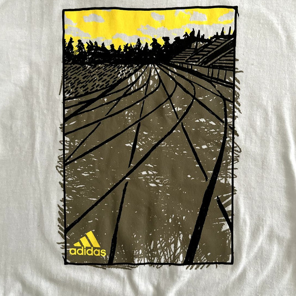 Adidas‎ Men's Small Graphic Tee-Track Illustration-NWT - Picture 8 of 8